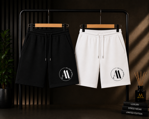 AA Luxe Appeal Signature Logo Shorts