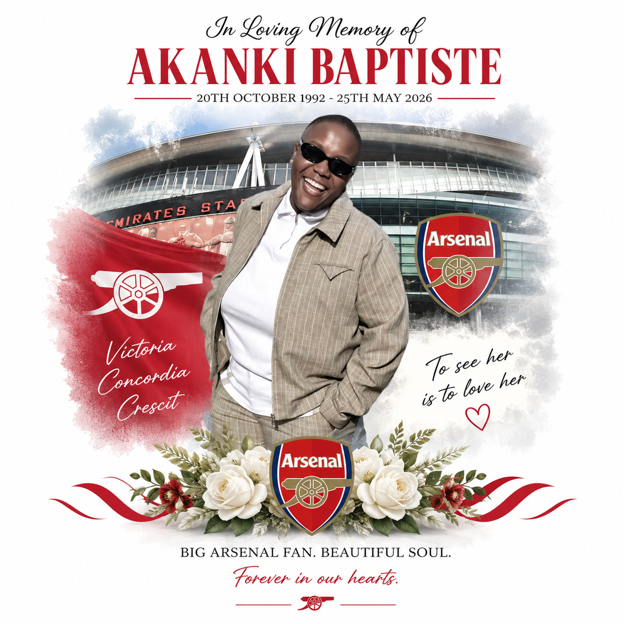 In Loving Memory of Akanki Baptiste T-Shirt