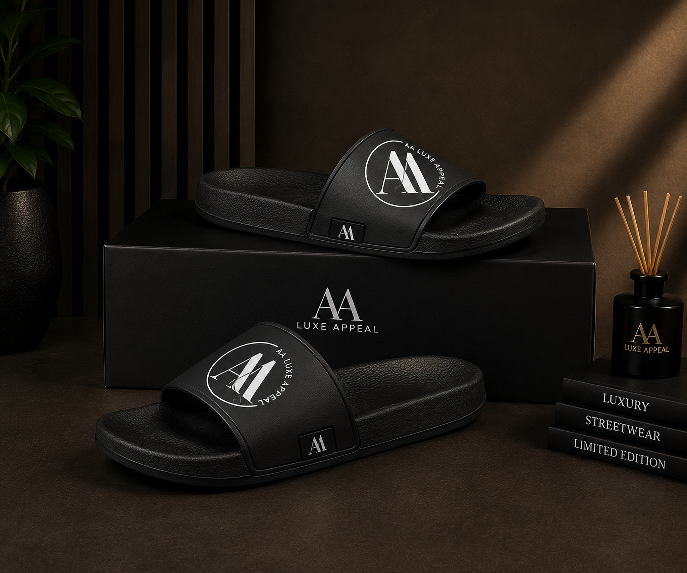AA Luxe Appeal Signature Logo Slides