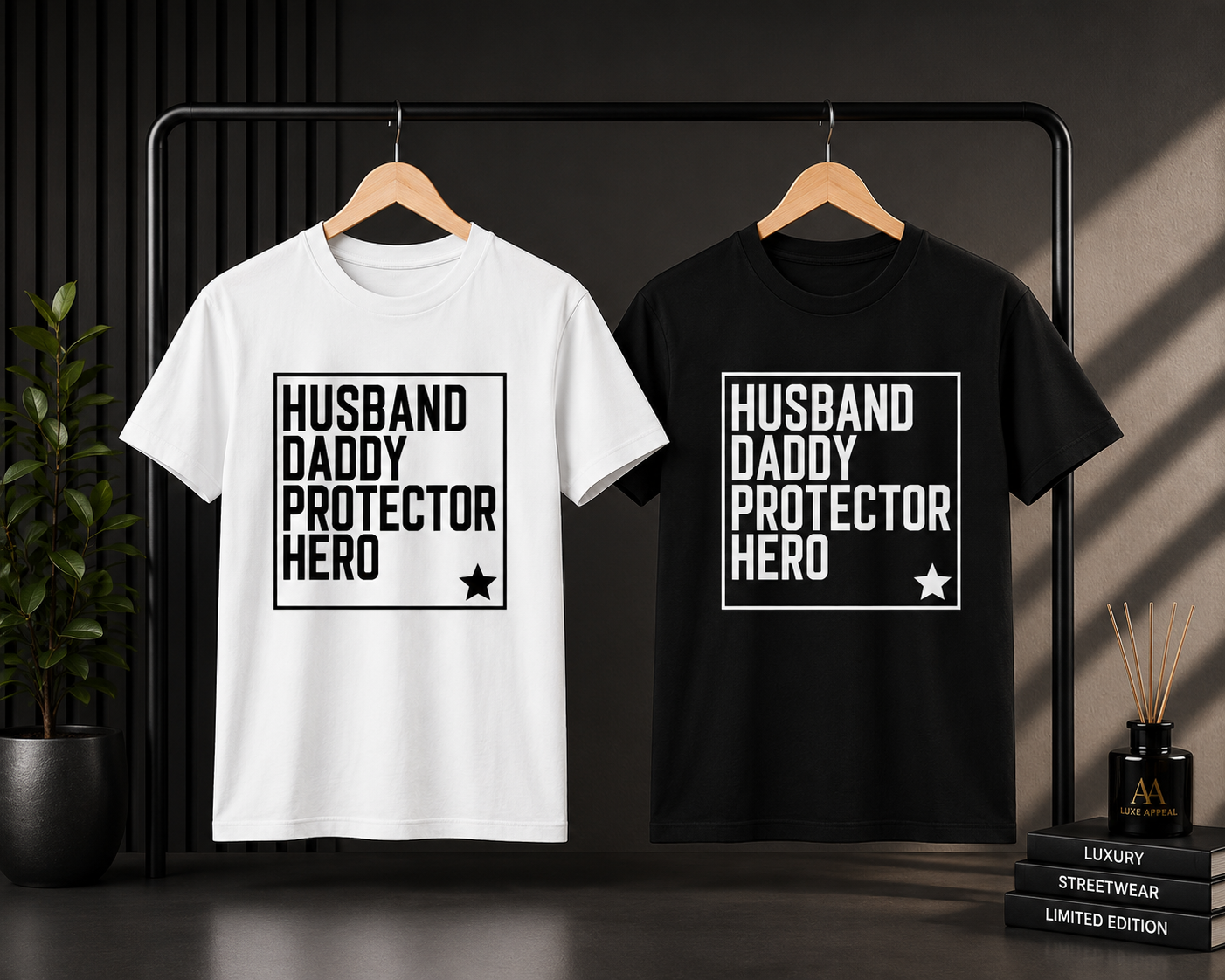 Husband Daddy Protector Hero T-Shirt