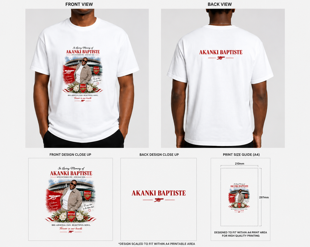 In Loving Memory of Akanki Baptiste T-Shirt