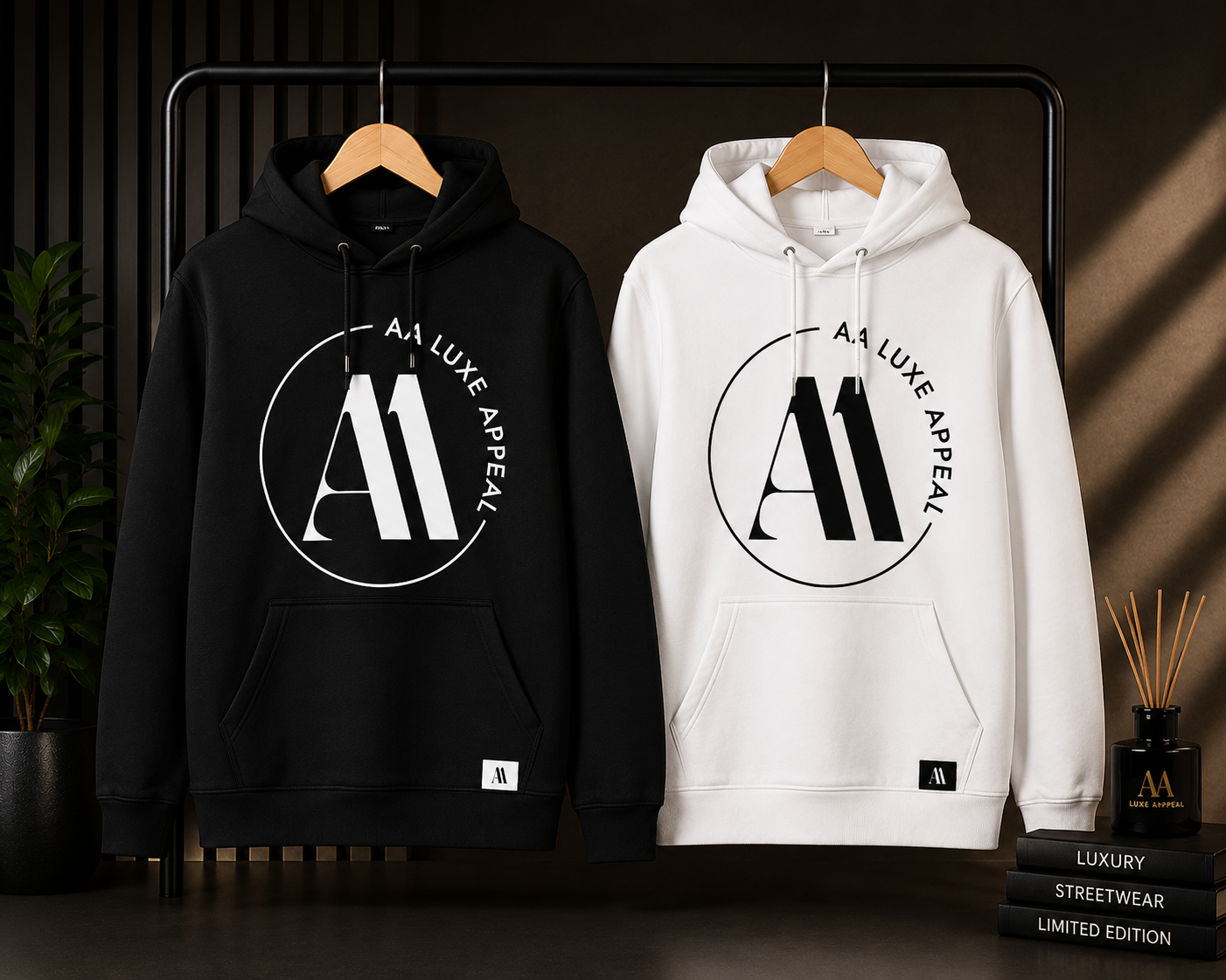AA Luxe Appeal Signature Logo Hoodie