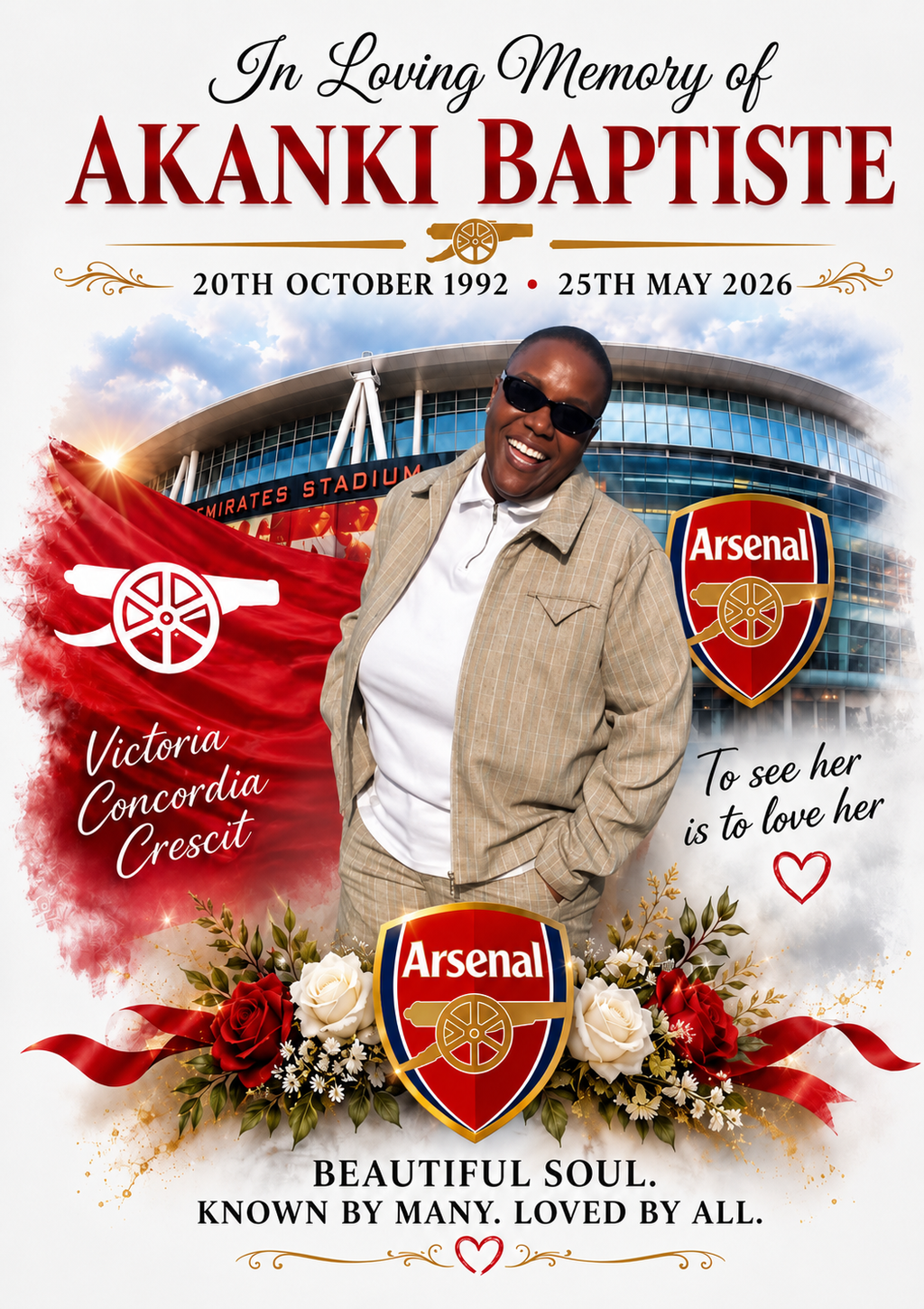 In Loving Memory of Akanki Baptiste T-Shirt
