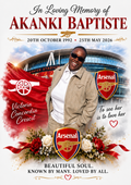 In Loving Memory of Akanki Baptiste T-Shirt